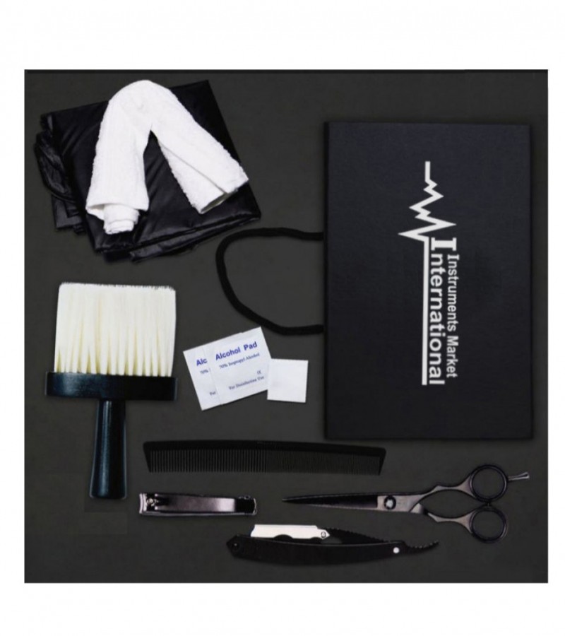 Personal barber kit box with all accessories for Salon