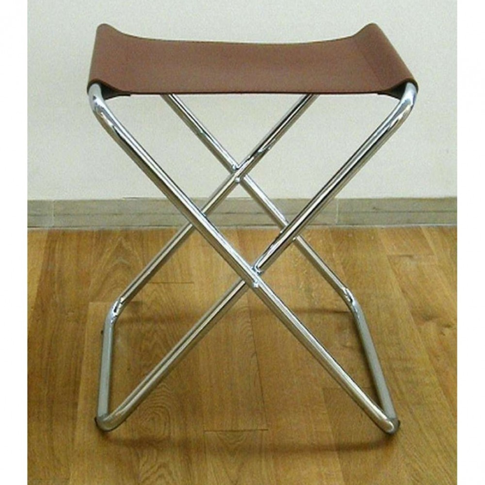 Portable Folding Stool With High Strength Coated Steel Pipe, Outdoor Folding Chair