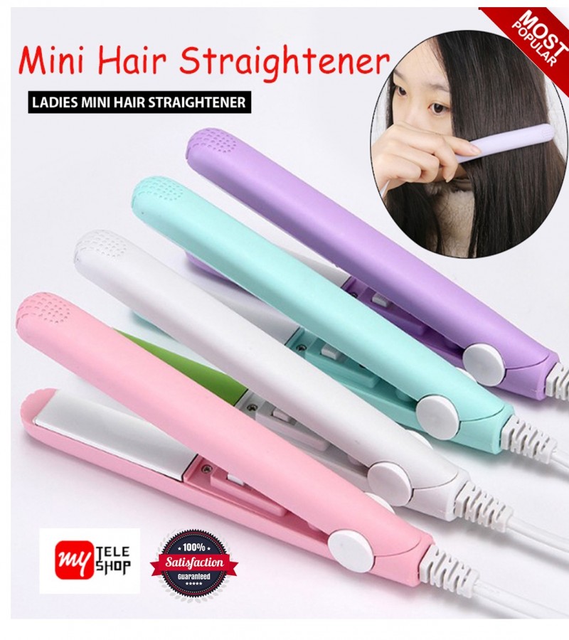Portable Mini Hair Straightener | Low watt Travel Hair Straightener | My Tele Shop