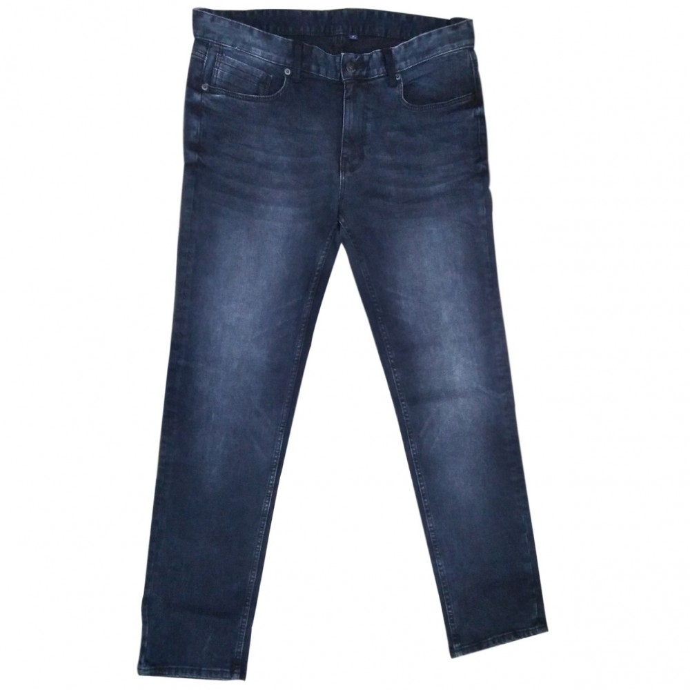 Premium Denim Loose Fit Jeans Pant For Men - Black - 28” to 40”