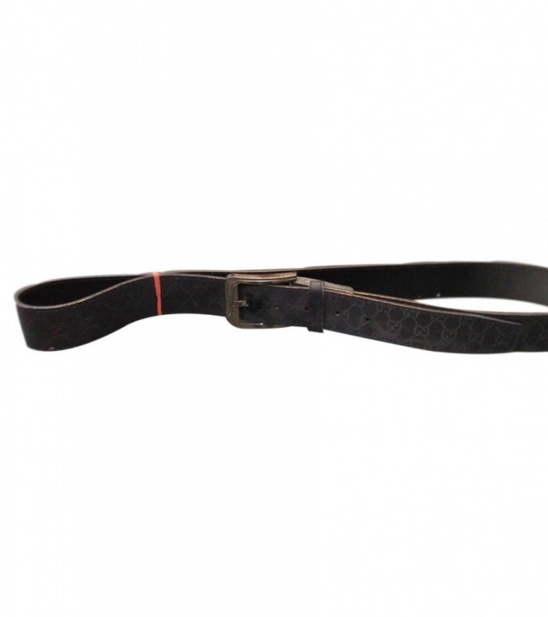 Premium Quality Black Patent Leather Belt For Men
