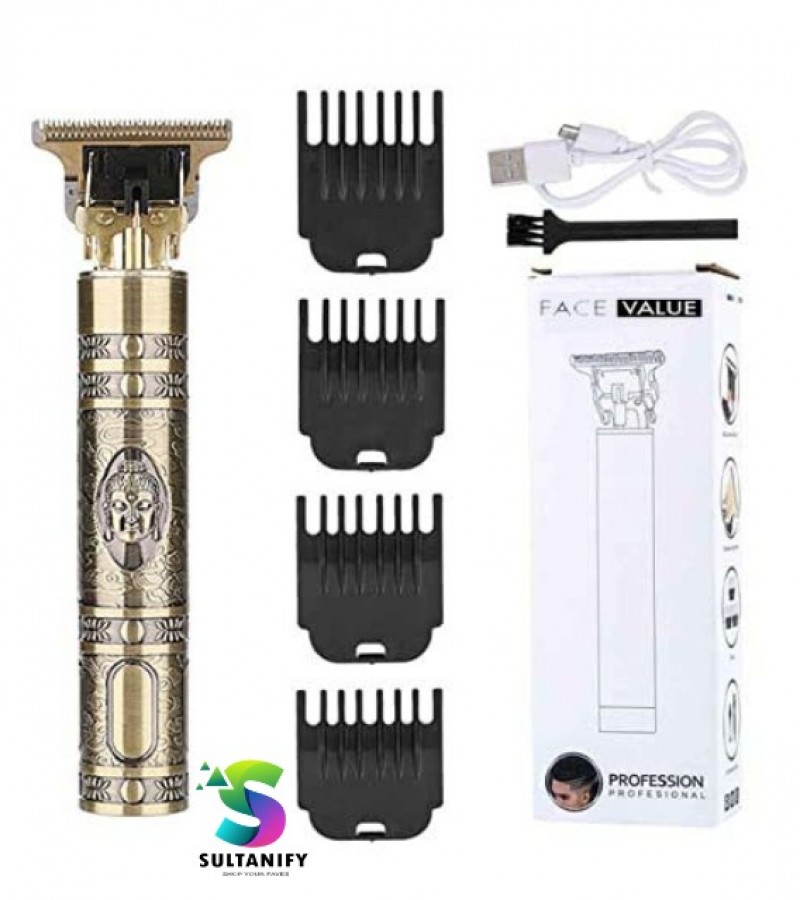 Professional Cordless T9 Trimmers for Men - Zero Gapped Hair Clipper and Beard Trimmer USB Charging