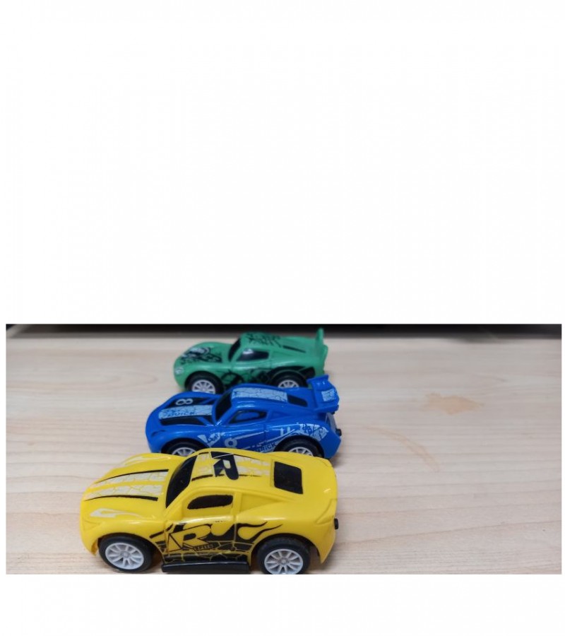Pull Back Mini Plastic Car Set For Kids & Boys Toys