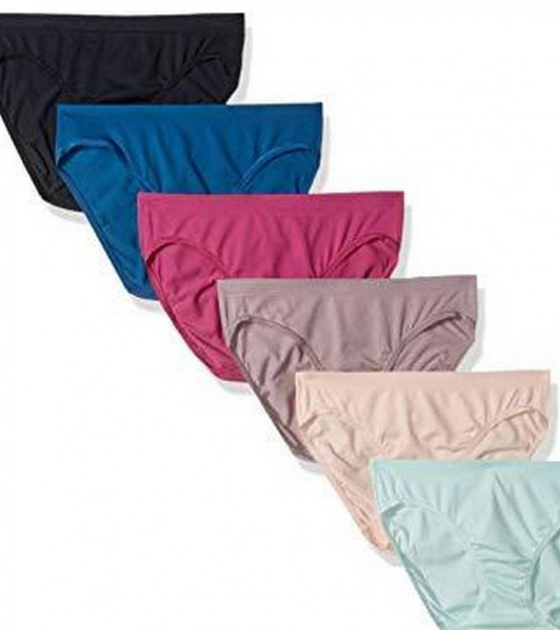 Pure Cotton UnderWear for Women/Girls (Pack of 5) Comfortable Cotton Brief Women Underwear Panties