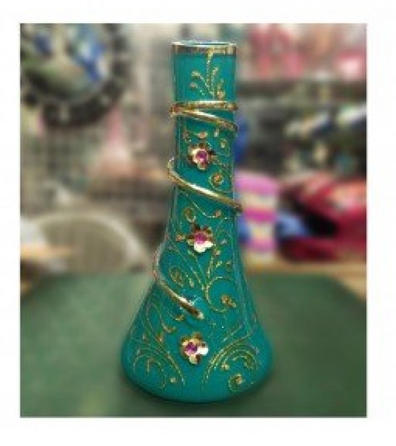 Qalam Glass Vase Guldaan For Office & Home Decoration