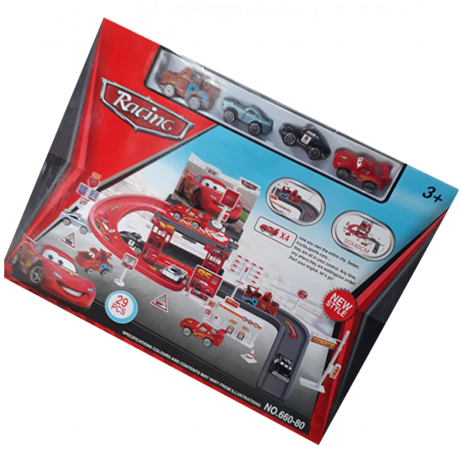 Racing Cars with track For Kids - 29 Pieces