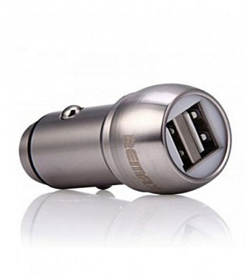 RCC205 - Remax Steel 2.1A Car Charger With 2 USB Ports