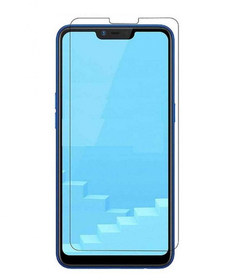 Realme_ C1 - 2.5D Plain & Polished - Protective Tempered Glass
