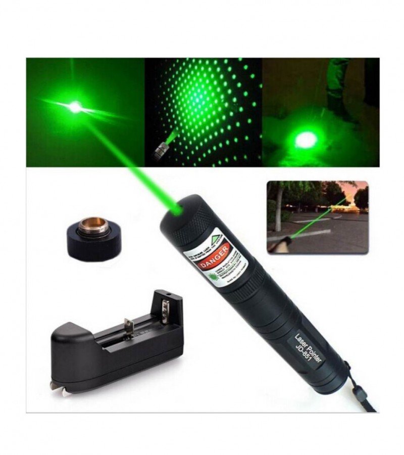 Red & Green Big Beam Laser Light Projector - Black