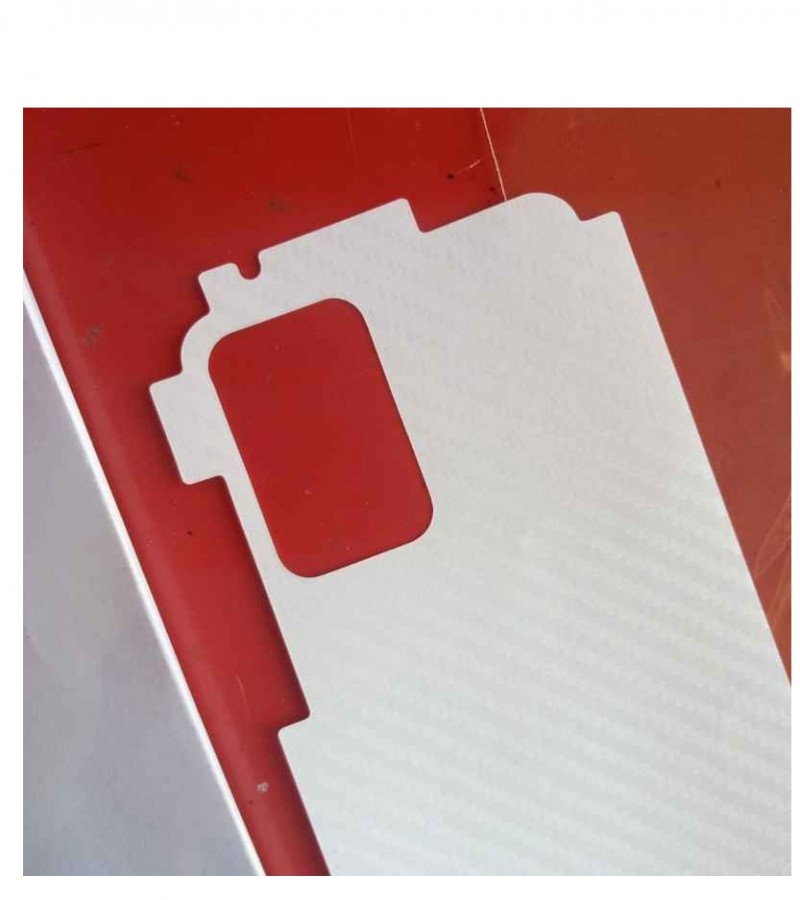 Redmi Note 10 - Carbon fibre - Matte Mosaic Design - Back Skin - Back Protector - Sheet - 020