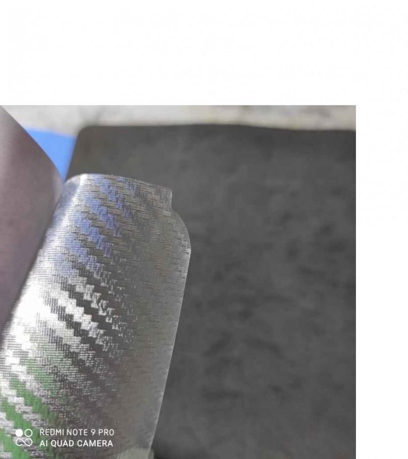 Redmi Note 9 - Carbon fibre - Matte Mosaic Design - Back Skin - Back Protector