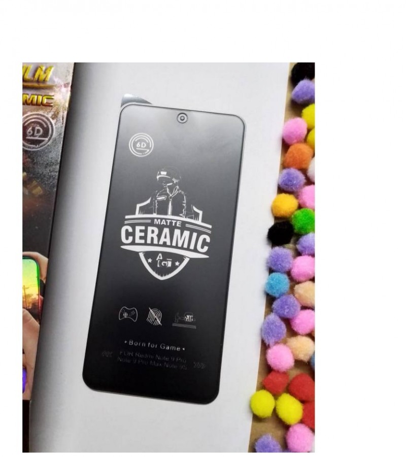 Redmi Note 9 Pro - 0.5mm - 9H - Unbreakable protective Ceramic Matte Film