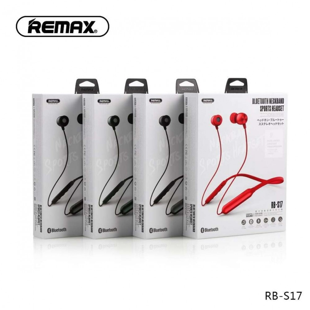 Remax RB-S17 Bluetooth Handsfree  - 4.1 Bluetooth