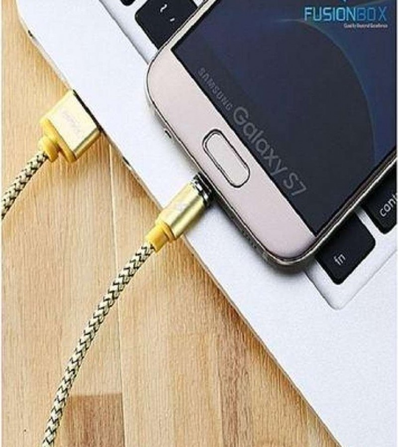 Remax Gravity Magnetic Data Cable (Rc-095M) - Android Golden