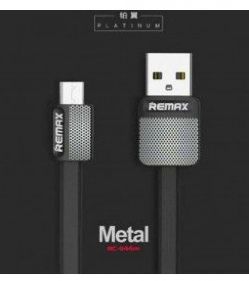 Remax Platinum Series Data Cable For Type - C RC-044A - Black