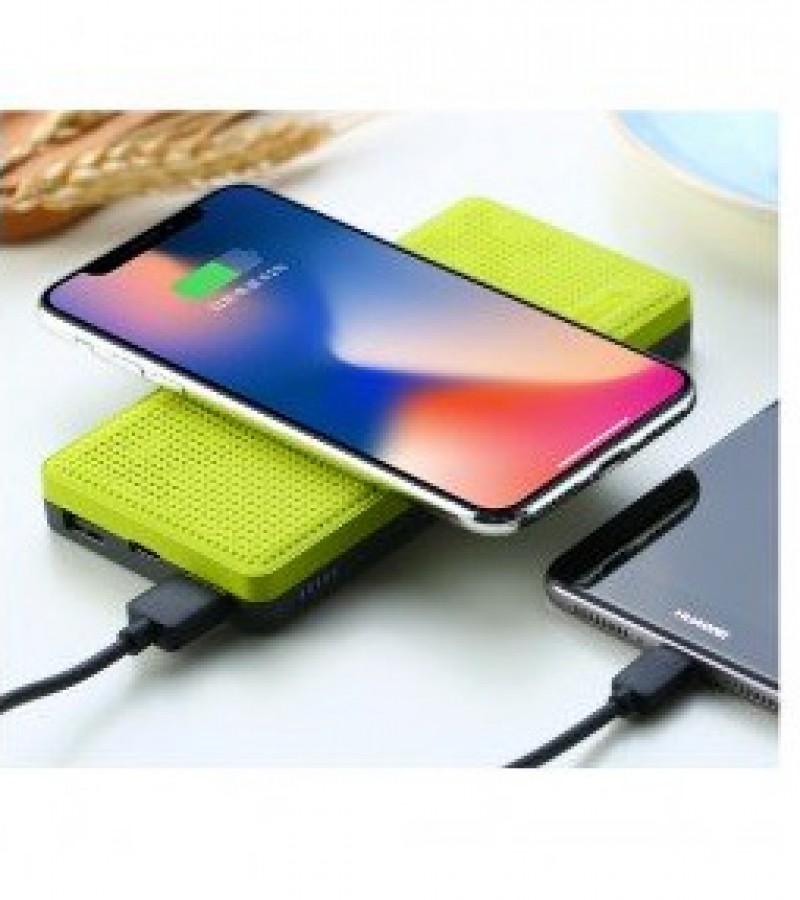 Remax RPP-103 Miles Wireless Charger Power Bank With 2 Output Ports - 10,000 mAh