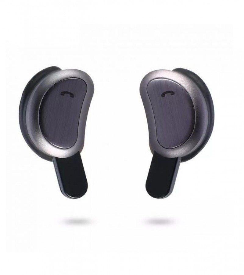 Remax TWS-1 Bluetooth Wireless 3D Mini Stereo Headset with Charging Socket - Black