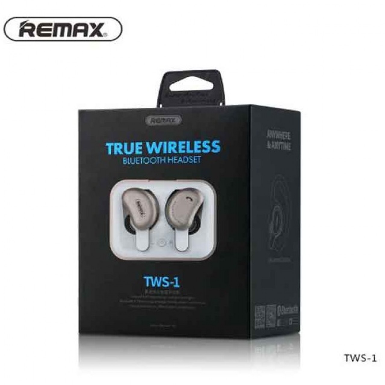 Remax TWS-1 New Bluetooth Earphone Wireless 3D Stereo Earphones Mini Stereo Headset with Charging