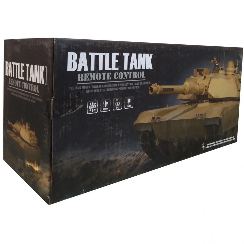 Remote Control Battle Tank For Children - 6+ Ages