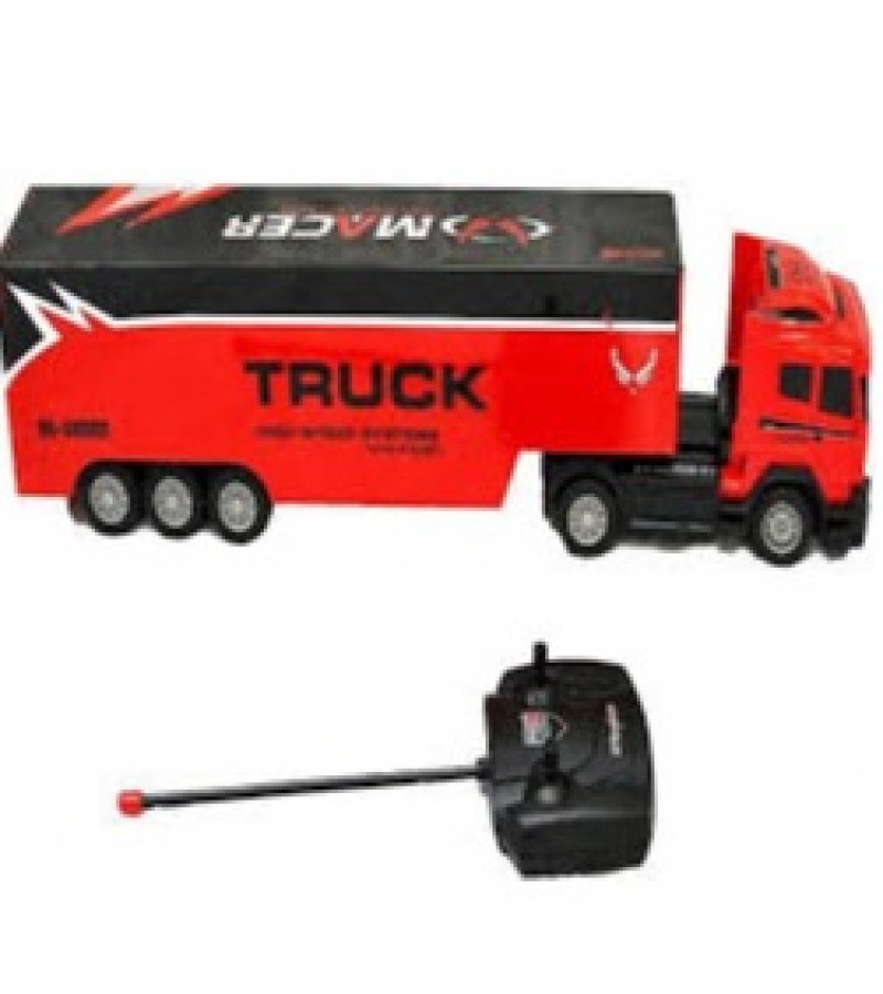 Remote Control Rechargeable Long & Heavy Truck - Red