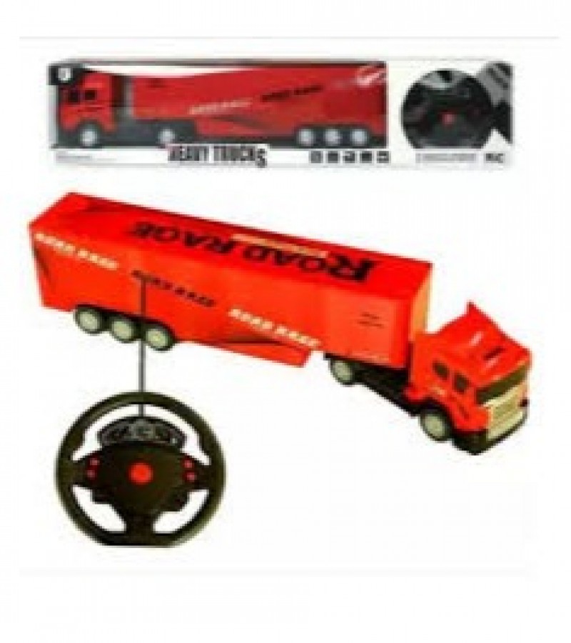 Remote Control Rechargeable Long & Heavy Truck - Red