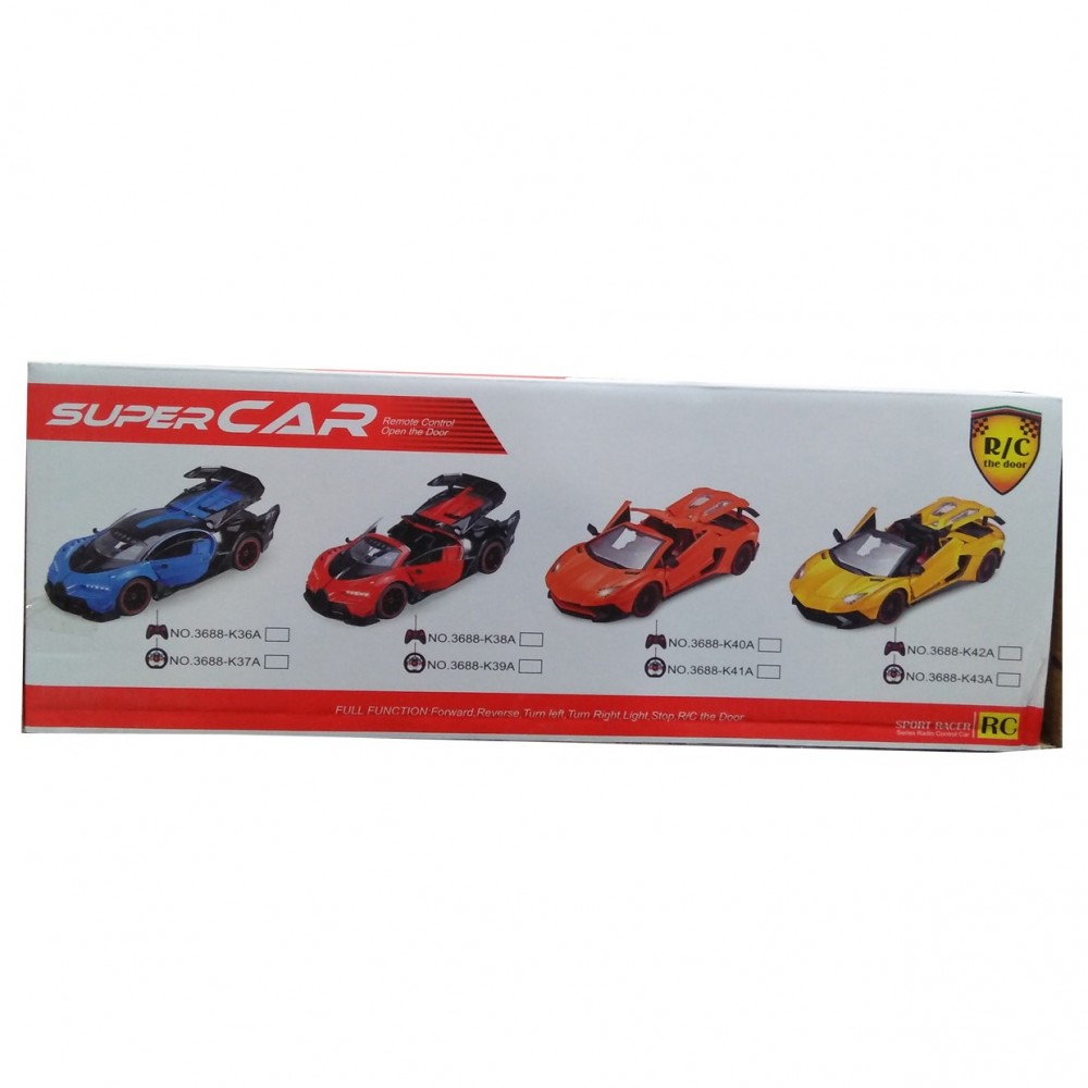 Remote Control Super Car For Children - For 6+ Ages - Red