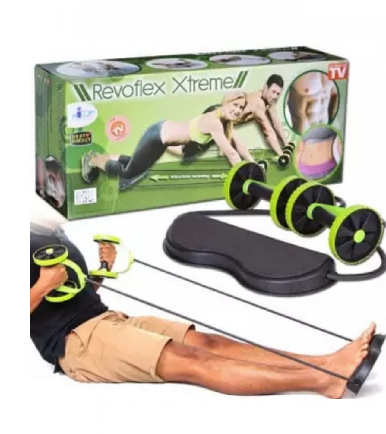 Revoflex Xtreme Abs Trainer Resistant All In One Portable Abs Machine for Men and Women