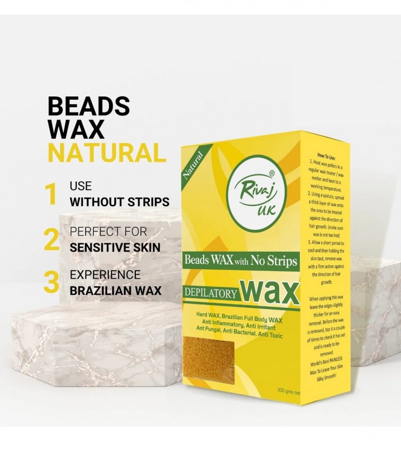 Rivaj UK - Beads Wax Natural 150gm