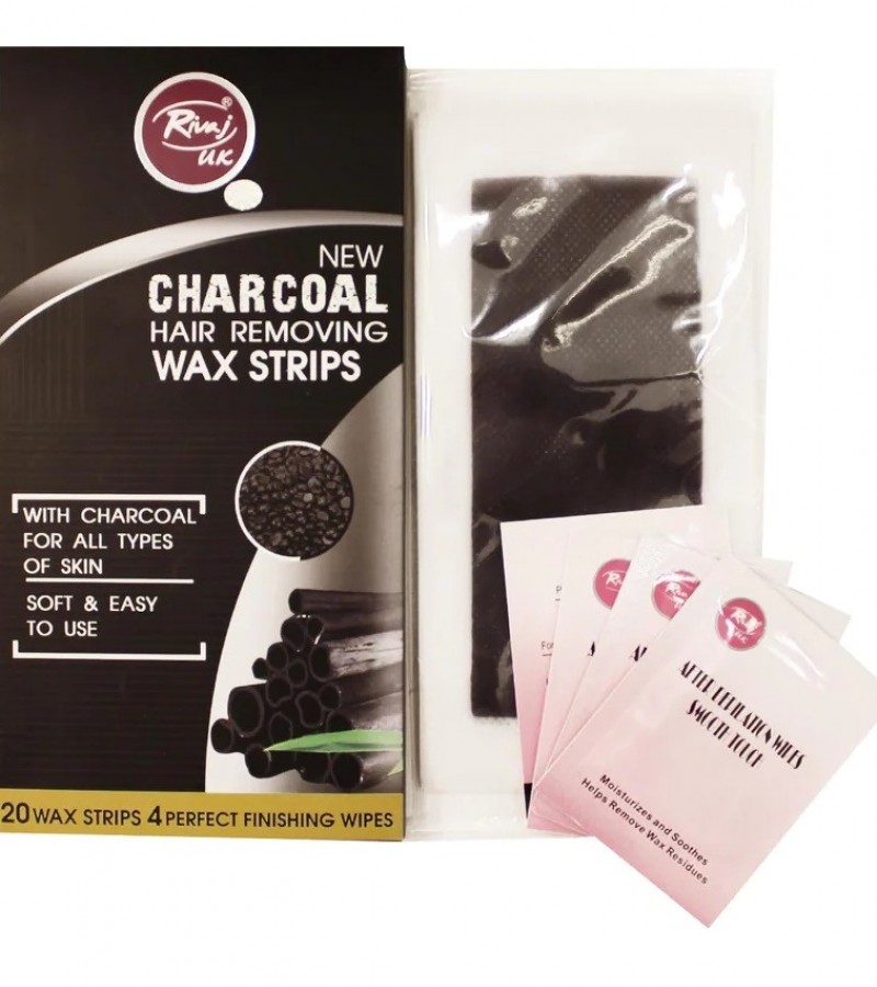 Rivaj UK - Charcoal Hair Removing Body Wax Strips