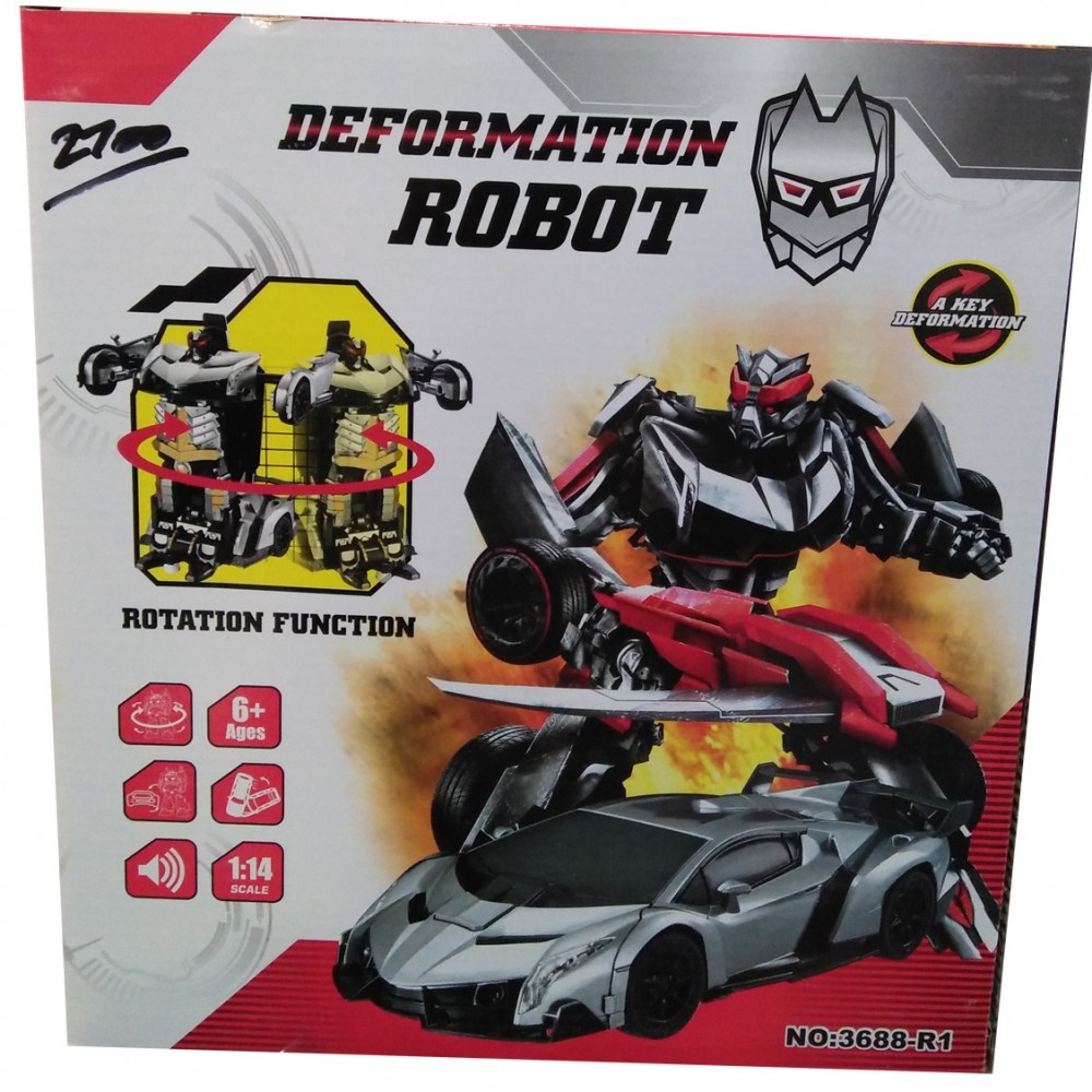 Robot with Remote Control - Deformation & Stunt - 6+ Ages