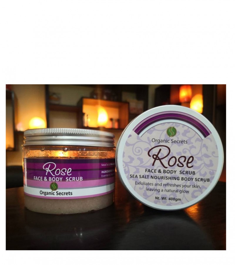 Rose Face and Body Scrub