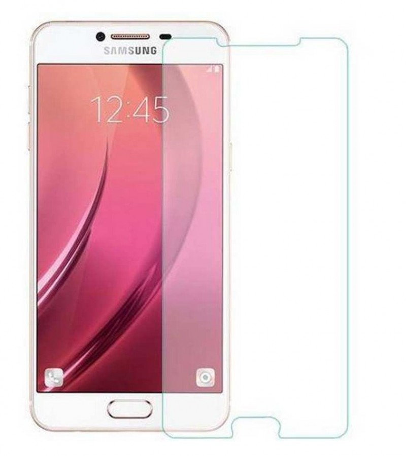 Samsung C7 - 2.5D Plain & Polished - Protective Tempered Glass