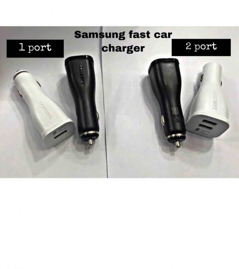 Samsung Fast Car Charger 1 port & 2 Port