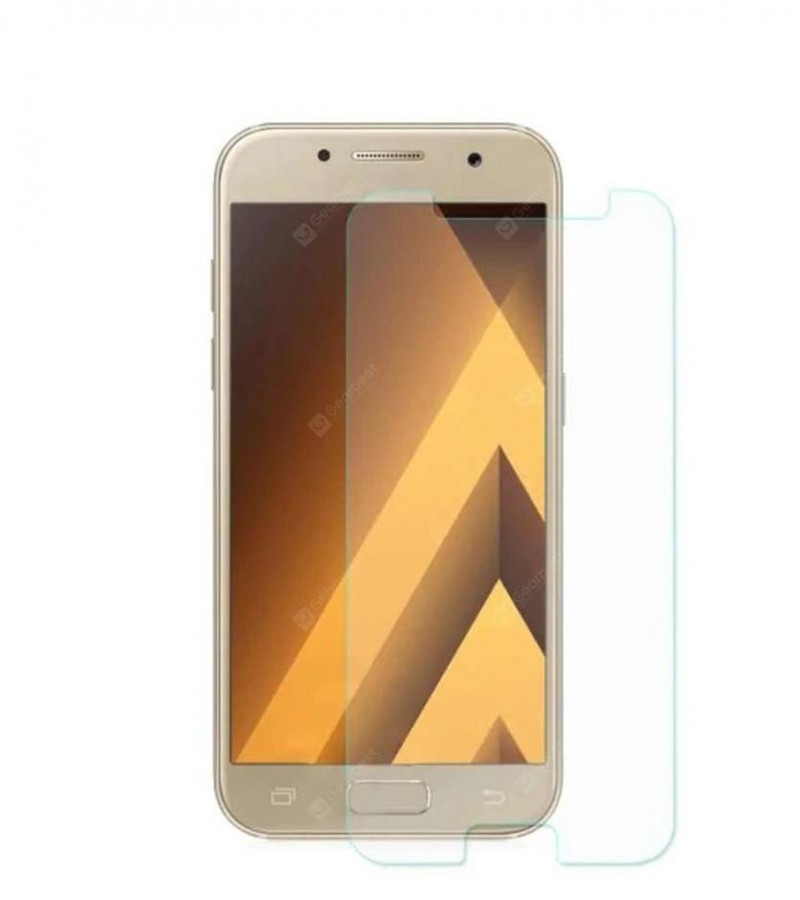 Samsung Galaxy A7 2017 - (A720) - 2.5D Plain & Polished - Protective Tempered Glass