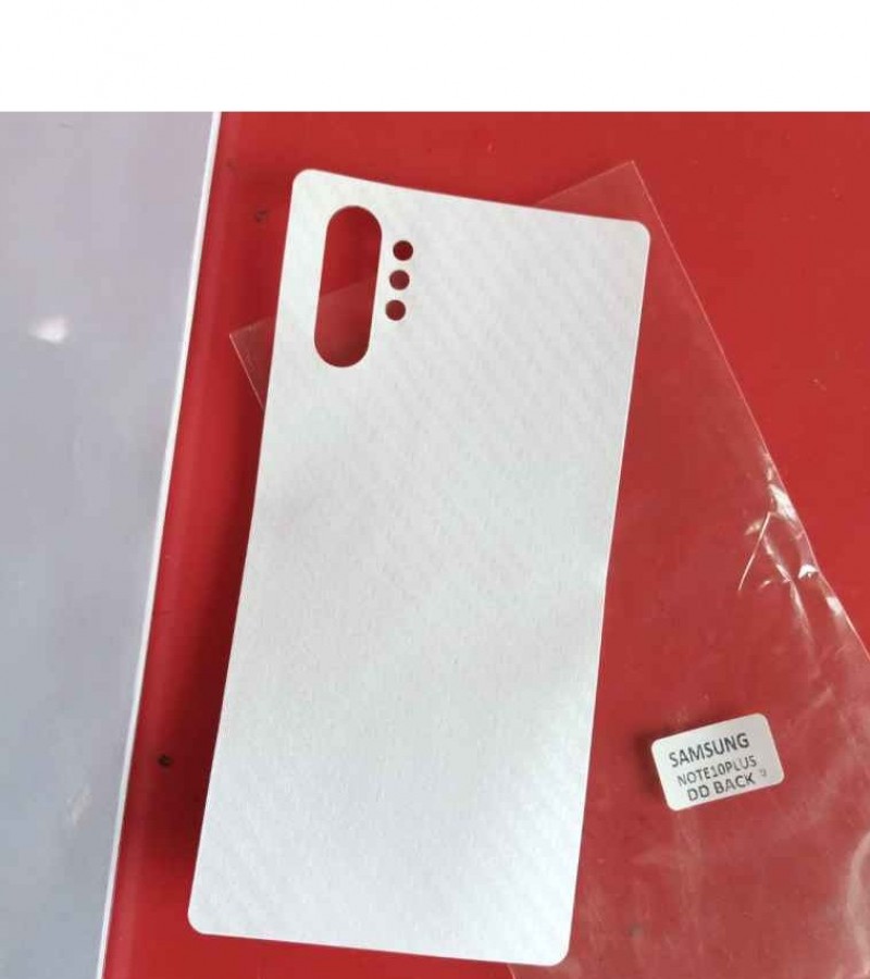 Samsung Note 10 Plus - Carbon fibre - Matte Mosaic Design - Back Skin - Back Protector - Sheet - 020