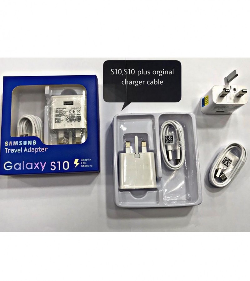 Samsung S10 Plus Fast Packing Charger with cable