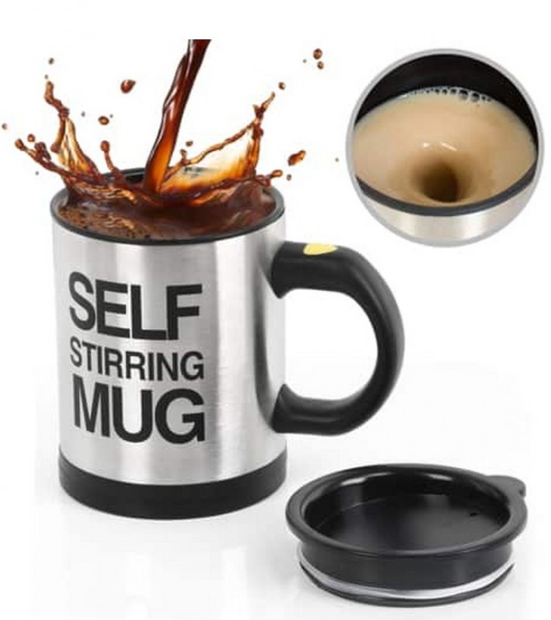 Self Stirring Mug For Tea - Battery powered stirring mechanism