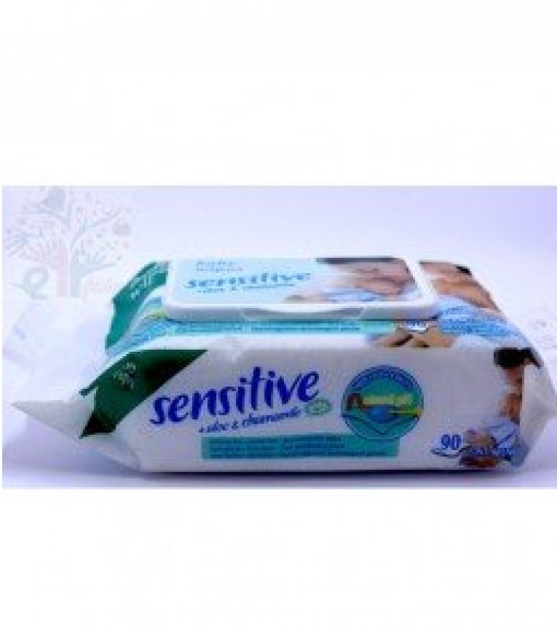 Sensitive Baby Wipes With Aloe & Chamomile - 90 Wipes