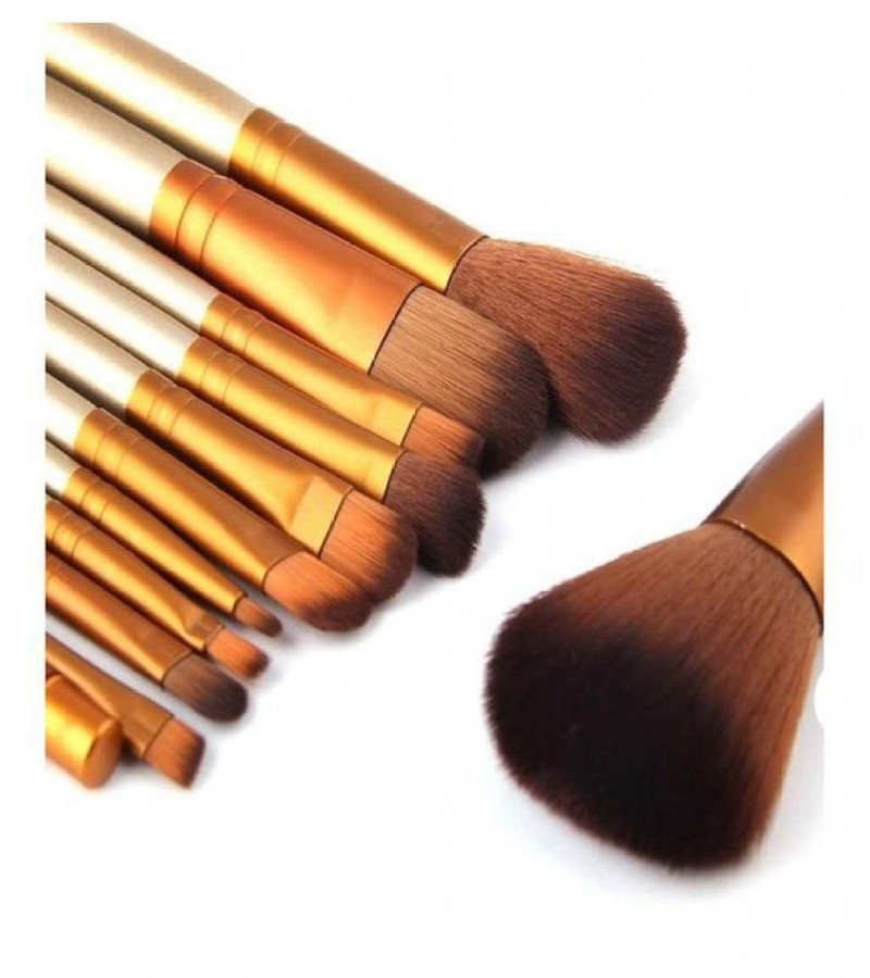 Set of 12 - Makeup Brushes -