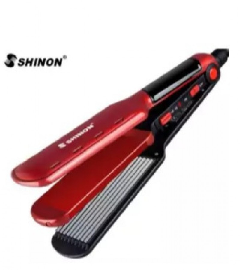 Shinon 2 in 1 (straightner +curler) SH8089 Red