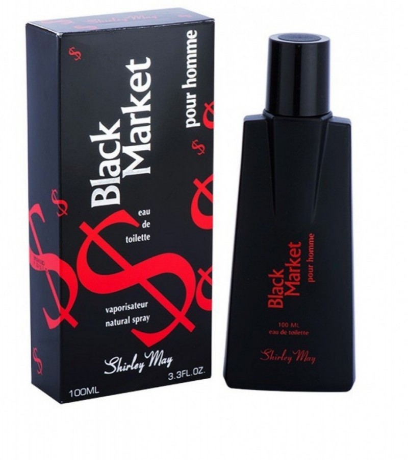 Shirley May Black Market Perfume For Men - 100 ml