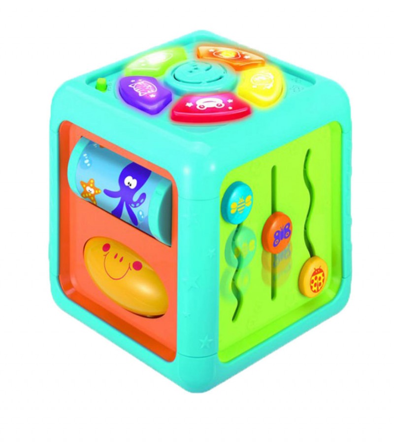 SIDE TO SIDE DISCOVERY CUBE - MULTICOLOR