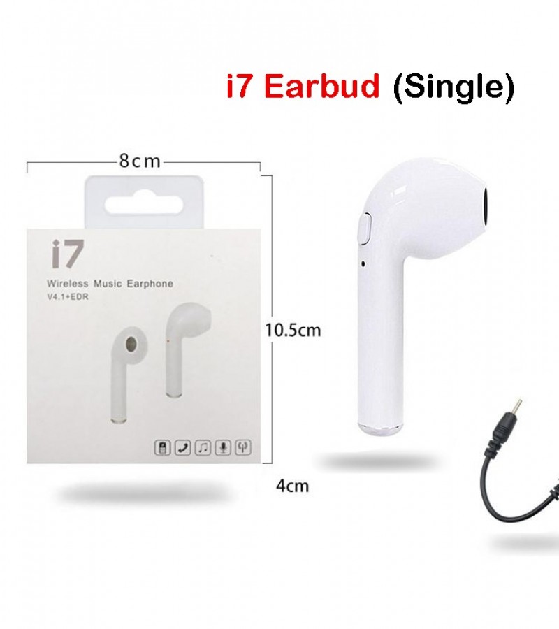 Signal I7 Wireless Bluetooth Headset Stereo Earphones Ear Buds