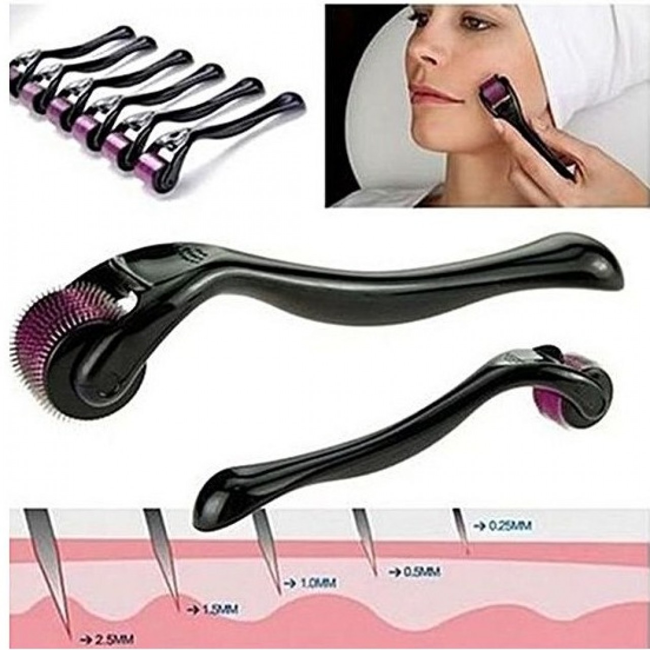 Skin Therapy 540 Micro Needle 0.5mm  Derma Roller