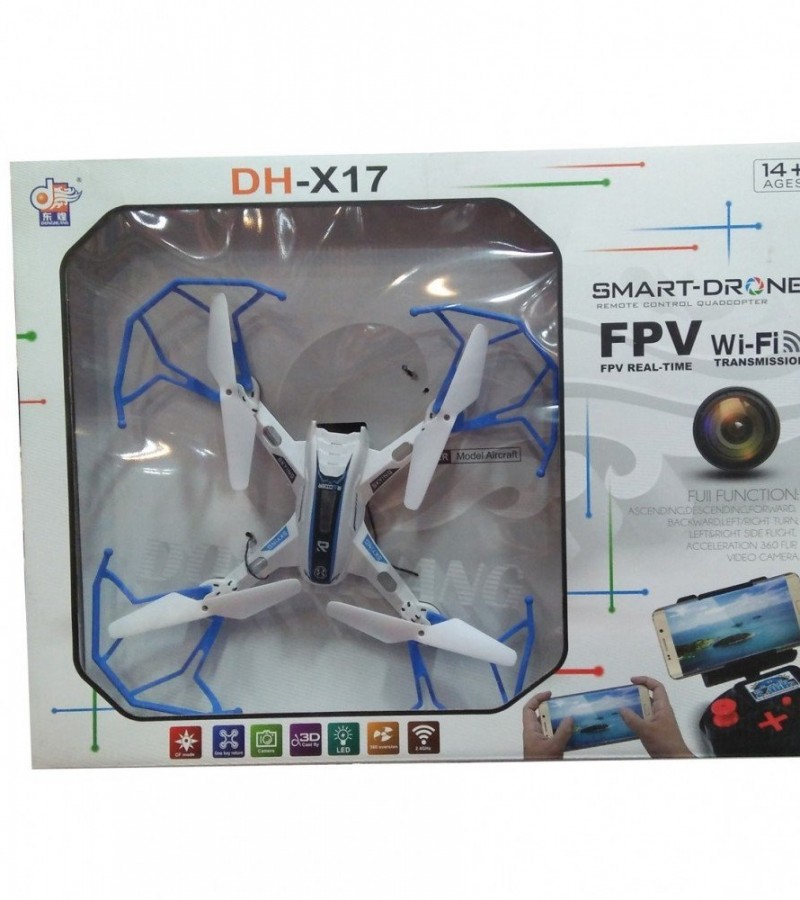 Smart Drone Dh-X17 - Remote Control Quadcopter With Wifi & Fvp Real Time