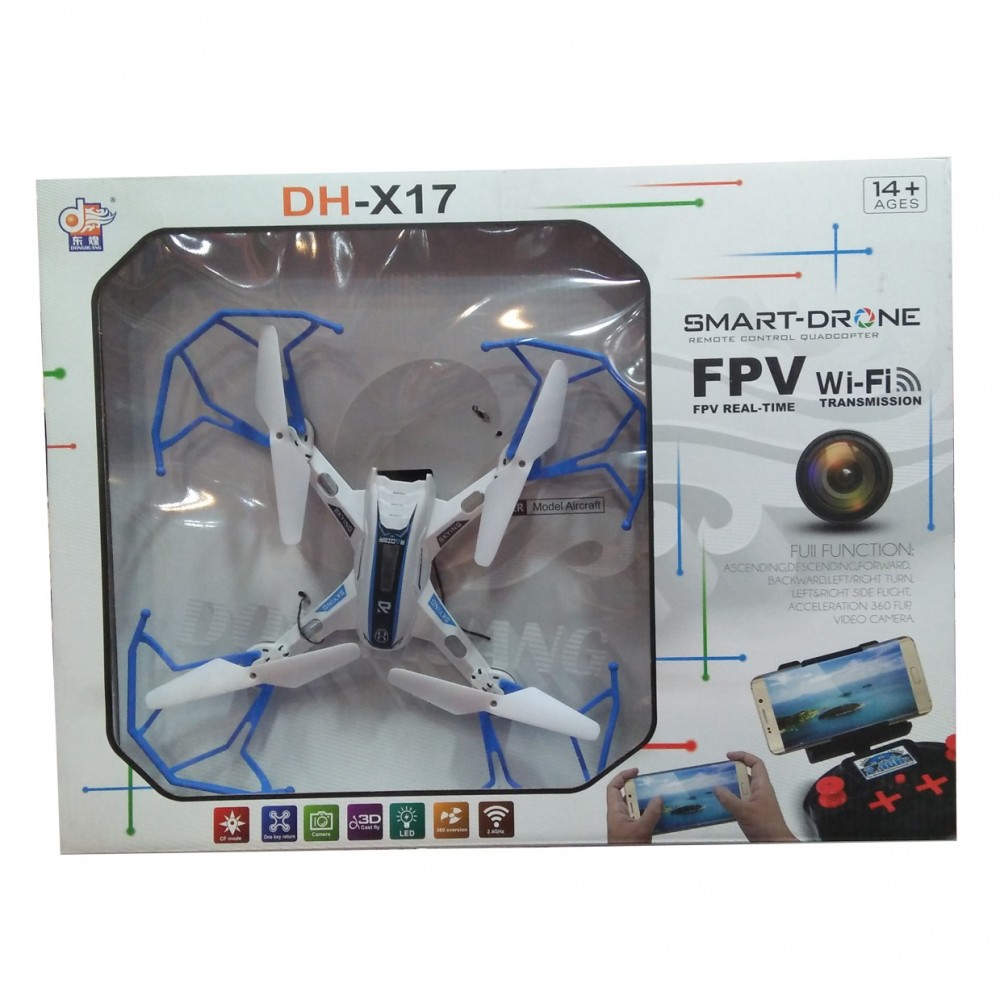 Smart Drone Dh-X17 - Remote Control Quadcopter With Wifi & Fvp Real Time