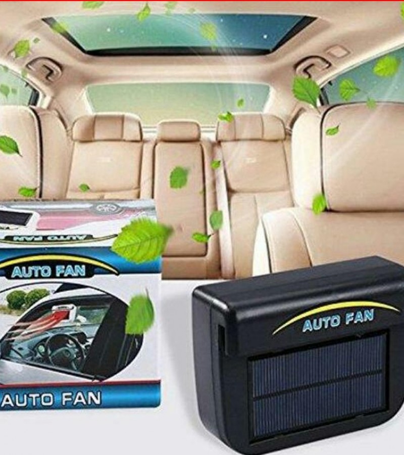 Solar Powered Car Fan & Car Air Ventilation System