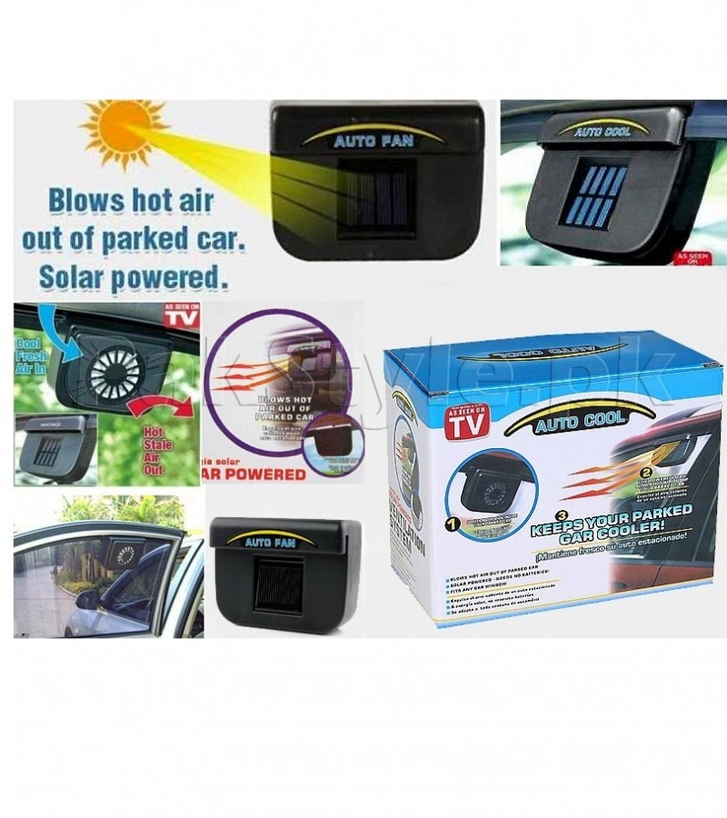 SOLAR POWERED VENTILATION AUTO COOL FAN