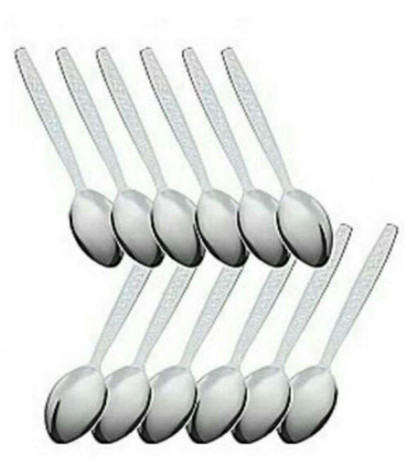 Spoon Set Steel Made (Pack Of 12)