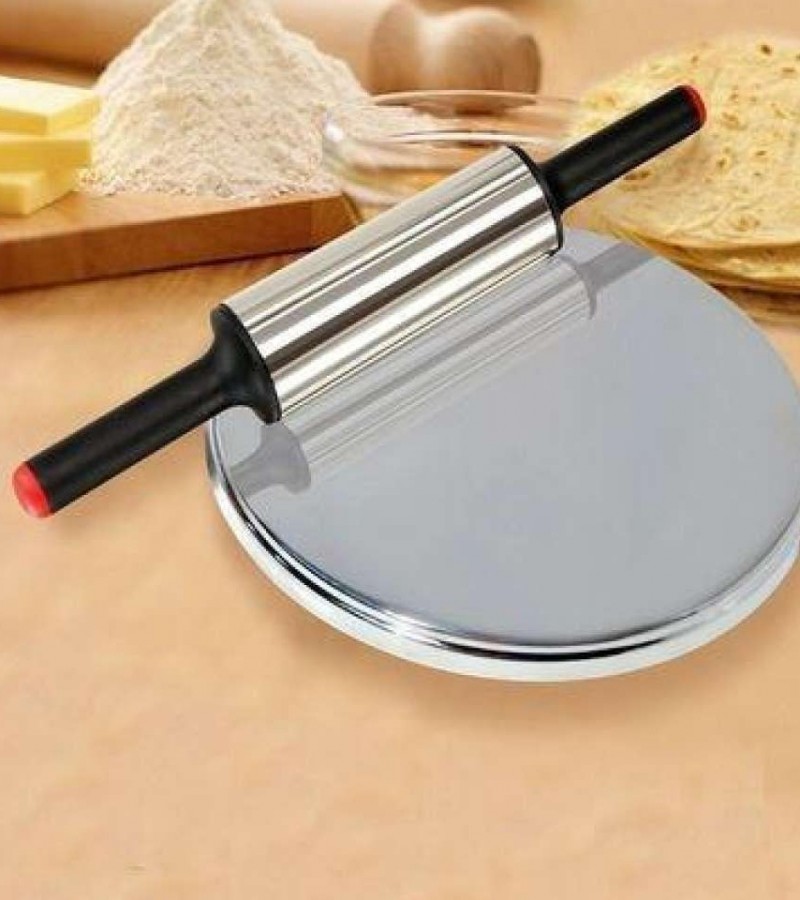 Stainless Steel Rolling Pin & Dish